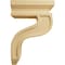 Ekena Millwork 3 1/2"W x 7 1/4"D x 11"H Hollow Back Corbel, Alder COR03X07X11HAAL - alternate 4